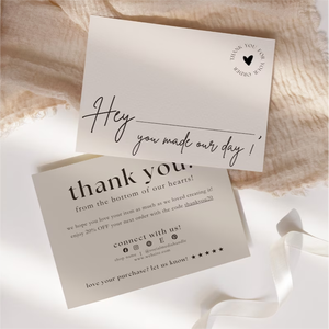 Düzenlenebilir Modern satın alma kartınız için teşekkürler küçük iş teşekkür ederim kartvizitler logonuzu ekleyebilirsiniz özelleştirilebilir boyutu - Product Image 2