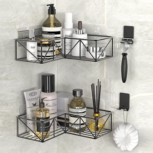 Vendite dirette della fabbrica appeso porta della doccia mensola angolo scolapiatti Rack per armadio - Product Image 2
