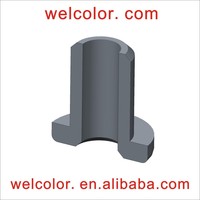 Bouchon de tuyau creux en caoutchouc de silicone souple de taille personnalisée, coude d'étanchéité, bouchon de trou ouvert, diamètre extérieur 5 mm 3/16\" 13/64 5 5,0 mm diamètre intérieur 3 mm 1/8\" MM