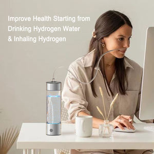 420ml Active Hydrogen <strong>Water</strong> Bottle, USB Portable <strong>Alkaline</strong> <strong>Ionizer</strong> for Anti-Oxidation, Molecular Hydrogen Generator Travel Cup - Product Image 2