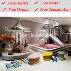Emocionante Equipo de Juegos Interior para Niños con Toboganes Suaves y Altos y Escaladas Estimulantes para Parques de Aventuras - Product Image 2