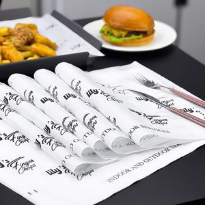 Customized Biodegradable Eco-Friendly Recyclable Greaseproof Waterproof Disposable Hamburger Sandwich Fast Food Wrapping <b>Paper</b> - Product Image 5