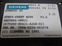6ES5866-0MA11 Paquete Step5 Software AG90 para PLC
