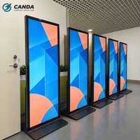 Layar Digital Signage LCD Vertikal 32 Inch Smart Kiosk, Penjualan Terlaris, Lampu Latar LED Full Array, Anti-Silau, Layar Sentuh