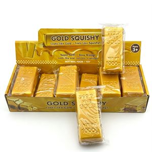 Juguete Antiestrés de Espuma con Forma de Ladrillo de Oro Imitación, Textura de Mantequilla, Rebote Lento, para Oficina, Venta al Por Mayor de Fábrica - Product Image 2