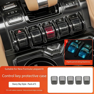 Para Byd Leopard 8, Cubierta Protectora para Botón de Control Central, Carcasa Protectora de TPU para Botón, Accesorio de Decoración Interior - Product Image 3
