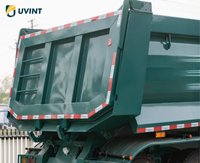 UVINT pas cher 3 essieux 50 tonnes remorque à benne basculante à usage intensif semi-remorque à benne basculante arrière