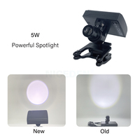Lámpara LED Dental Portátil NICEDEN de 5W con Clip, Enfoque Ajustable, Ángulo Regulable, Lupas Dentales para Exámenes Clínicos Orales y Cirugía