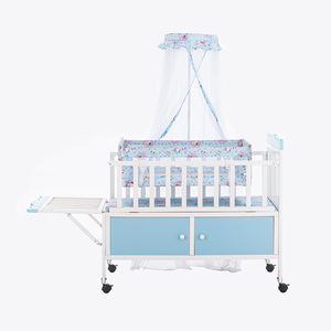 All'ingrosso Portatile per Bambini Recinzione per Bambini Lettino da Viaggio Lettino per Bambini Playard con Porta laterale in Legno Culla per Bambini - Product Image 2