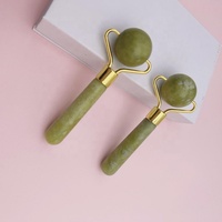 Rouleau de pierres précieuses de Lifting de la peau, Massage Facial, rouleau de Jade en cristal Anti-âge pour le visage