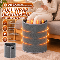 Produit tendance hiver 2026 : Chauffe-pieds et chauffe-jambes électrique enveloppant à 360 degrés pour la maison, le bureau et le chauffage personnel
