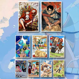 Affiche d'art animé One Piece, carte à collectionner, figurine d'action Luffy Zoro, boîte mystère en gros pour boutique Otaku - Product Image 3