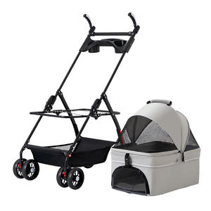 Lüks hafif kumaş için evcil hayvan arabası katlanabilir <span class=keywords><strong>Pet</strong></span> araba sırt çantası kedi köpek oyuncak açık seyahat için - Product Image 1