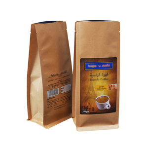 Plástico embalaje claro película plana de pie de pie de pie bolsas de tabaco <span class=keywords><strong>carne</strong></span> de res <span class=keywords><strong>Jerky</strong></span> café Ziplock bolsa - Product Image 4