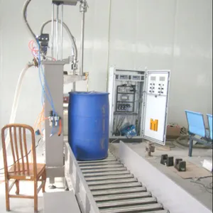 Otomatis larutan asam 200L drum produsen mesin mengisi