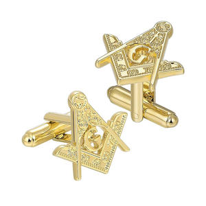 Boutons de manchette personnalisables en métal doré émaillé <span class=keywords><strong>avec</strong></span> logo, pour hommes, <span class=keywords><strong>avec</strong></span> nom et motif lion, vente en gros - Product Image 6