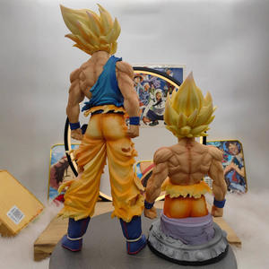 Bolas de dragones <span class=keywords><strong>Super</strong></span> Saiyan Son Goku Pago de paracaídas Busto de medio cuerpo con cabeza intercambiable Modelo decorativo Extragrande - Product Image 5