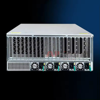 Serveur GPU IA AiLFond 8 RTX4090 48 Go pour l'apprentissage automatique et l'apprentissage profond, double processeur / 16 DDR5 RECC 32 Go avec 4 * 3000 W PSU