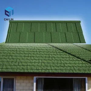 건축 루핑 재료 뉴질랜드 기술 경량 절연 다채로운 돌 코팅 금속 지붕 타일
