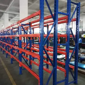 Estante De Metal Mensola Rak Rak Besi Shelf Barang Warehouse Racks Racking Shelves Heavy Duty Metal Shelf Heavy Duty Rak