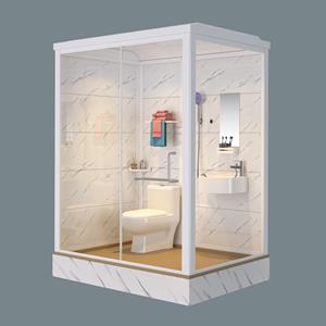 Cabine de douche WC multifonction de luxe, unité de salle de bain préfabriquée, cabine de douche vapeur préfabriquée - Product Image 2