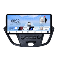 Autoradio Android Meihua 12,3 pouces pour Ford Transit 2017, écran multimédia, prise en charge de CarPlay, GPS intégré, lecteur CD