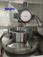 Torno CNC vertical de servicio pesado VTC1250CNC con estructura de transmisión por engranajes y rieles guía de acero para mecanizado de bujes de brida grandes