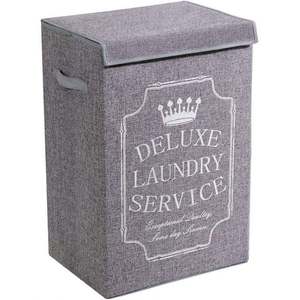 Cesta de Lavandería Plegable Delgada y Ecológica Personalizada con Tapa Impermeable, Solución de Lavandería para el Hogar, Lavadora, Limpiador, Logotipo Personalizado - Product Image 1