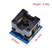 SOP16 to DIP8 Wide-body Seat Wide 150mil 200mil 208mil 209mil 300mil Programmer SOP8 Adapter Socket for EZP2013 CH341 A