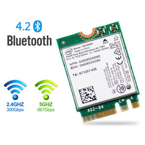 Kartu Jaringan Laptop Dual Band 7265NGW 1200Mbps M.<span class=keywords><strong>2</strong></span> NGFF Adaptor WIFI 802.11ac Wi-Fi Blue-tooth 4.0 - Product Image 3