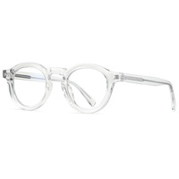 Nouvelles Lunettes Esthétique Y2K 2026, Monture Épaisse, Verres Ronds Anti-Lumière Bleue Unisexe en TR90, Style K, Logo Personnalisé OEM