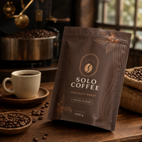Sachet d'emballage en aluminium professionnel anti-humidité pour torréfacteur de café avec valve de dégazage pour une fraîcheur longue durée