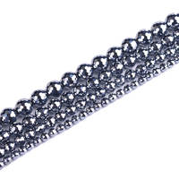 Vente en gros perles rondes térahertz en pierres précieuses naturelles et bracelet de guérison énergétique à 64 facettes 128 facettes pour la décoration de la maison
