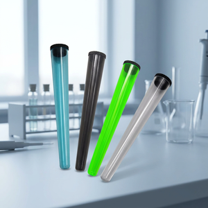 Muestra Gratuita de Tubos Pre-Enrollados de Plástico Transparente a Prueba de Olores, Tamaño King Size de 16 mm, con Tapa de Rosca para Medicamentos y Pastillas - Product Image 3