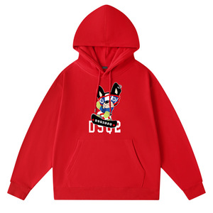 Sweat à capuche graphique vintage 2026 pour homme, <span class=keywords><strong>rose</strong></span> délavé, en molleton épais, coupe oversize, style streetwear, imprimé horreur - Product Image 1