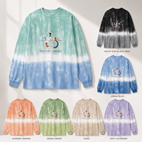 Fabricante de Camisetas Tie Dye Personalizadas, Camiseta Gráfica Unisex de Talla Grande para Clubes y Comunidades, Logotipo Personalizado, Marca Privada, OEM, ODM, Venta al Por Mayor