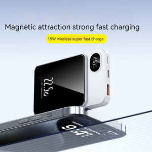 Batería Externa Magnética Q9 de 10000 mAh, Carga Rápida PD20W Tipo-C, Carga Inalámbrica de 15W, Portátil y Mini, <span class=keywords><strong>para</strong></span> Teléfono - Product Image 4