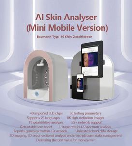 New Product AI Skin Analyzer 10 Seconds 30 Indicators 8K <b>Camera</b> Baumann 16 Skin Analysis Machine 3D Imaging 23 Lang - Product Image 3