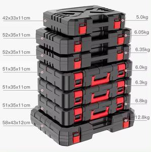 KAODEE Hardware Electrical Power Kit Cordless Drill Machine Set Plastic Pickaxe Hand <b>Wrench</b> Tool Box Battery-Powered TQ-LD-1001 - Product Image 3