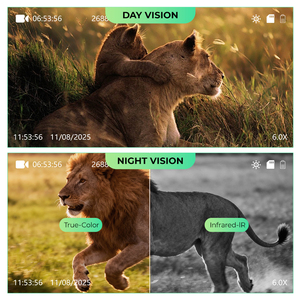 Nouvelles Jumelles Télescope Portables 2026 avec Vision Nocturne IA Couleur Intégrale, Longue Portée pour le <span class=keywords><strong>Camping</strong></span>, Imagerie 500m Sans Lumière - Product Image 6