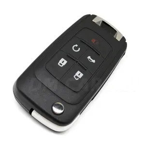 Replacement Flip Car Key Shell Cover 2/3/4/5buttons HU100 For Chevrolet Epica Cruze Camaro Impala Aveo Remote Key Case