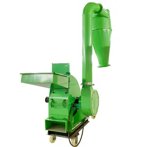 Factory grain rice maize wheat hammer mill for animal feeds corn straw crusher processing machines