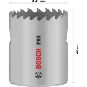 สำหรับ Bosch 41มม. hss Pro บิตเลื่อยกลางพร้อมก้านหกเหลี่ยมสำหรับตัดพลาสติกทำจากเหล็กคาร์ไบด์ความเร็วสูง - Product Image 1