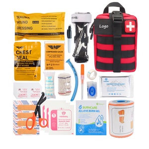 <span class=keywords><strong>Kit</strong></span> de survie professionnel compact avec pochette tactique Molle et attelle, pour tremblements de terre et activités de plein air - Product Image 2