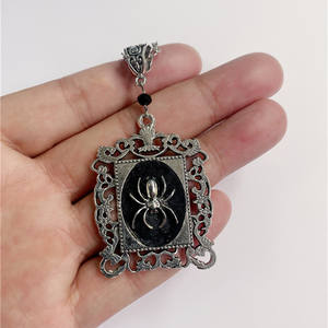 אופנה משולש ירח אלת רטרו סיום שרשרת שרשרת סהר קריסטל זכוכית תליון שרשרת עבור גברים ונשים - Product Image 2