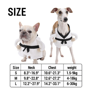 Poliéster artes marciales <span class=keywords><strong>Karate</strong></span> Judo perro gato disfraz para mascota diseño de dibujos animados Cosplay vestido para invierno verano primavera vacaciones - Product Image 4