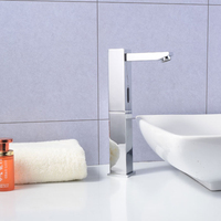 HY-159A Haute Qualité Unique Forme Carrée Auto Capteur En Laiton Robinet Pont Monté Robinet D'eau pour Hôtel Salle De Bains Cuisine École