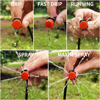 Système d'irrigation goutte à goutte DIY pour serre 10M-30M, kits d'arrosage automatique pour jardin avec tuyau et goutteurs réglables