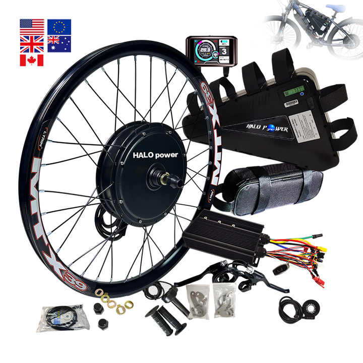 electric kits for bicycles Baja Trike Conversion Kit – 500W (Battery Included) – This is powered by a monster battery pack boasting a massive 624Wh of capacity KirbEbike 500W and 750W Ebike
