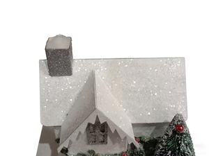 Ornement <span class=keywords><strong>de</strong></span> Noël <span class=keywords><strong>de</strong></span> luxe SOTE pour la maison, blanc avec lumière, vente en gros d'usine pour la décoration intérieure <span class=keywords><strong>de</strong></span> Noël - Product Image 5